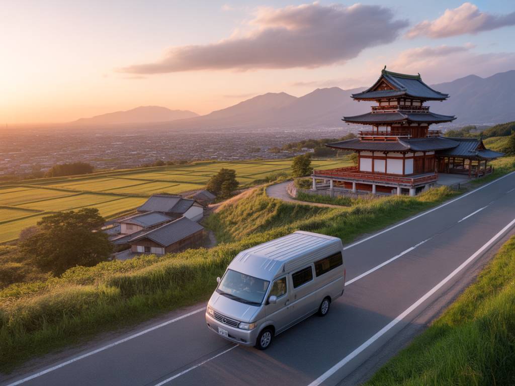 Roadtrip en van en famille au Japon : entre villes futuristes, temples ancestraux et villages traditionnels