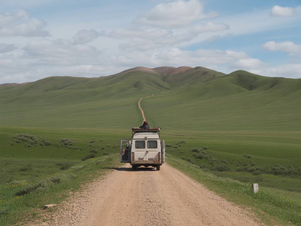 Roadtrip en van en famille en Mongolie : steppes infinies, yourtes traditionnelles et aventures au grand air