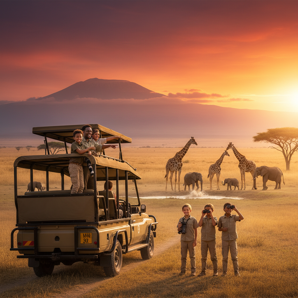 Safari tanzanie famille : comment choisir le voyage adapté aux enfants